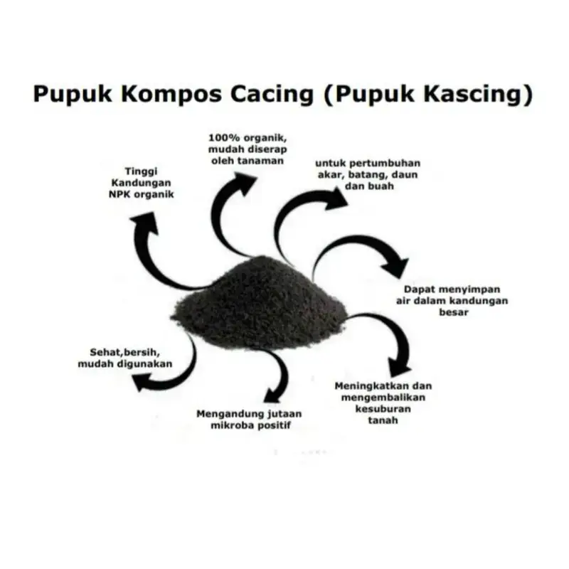 5Kg - Kompos Kascing 100% Organik Premium