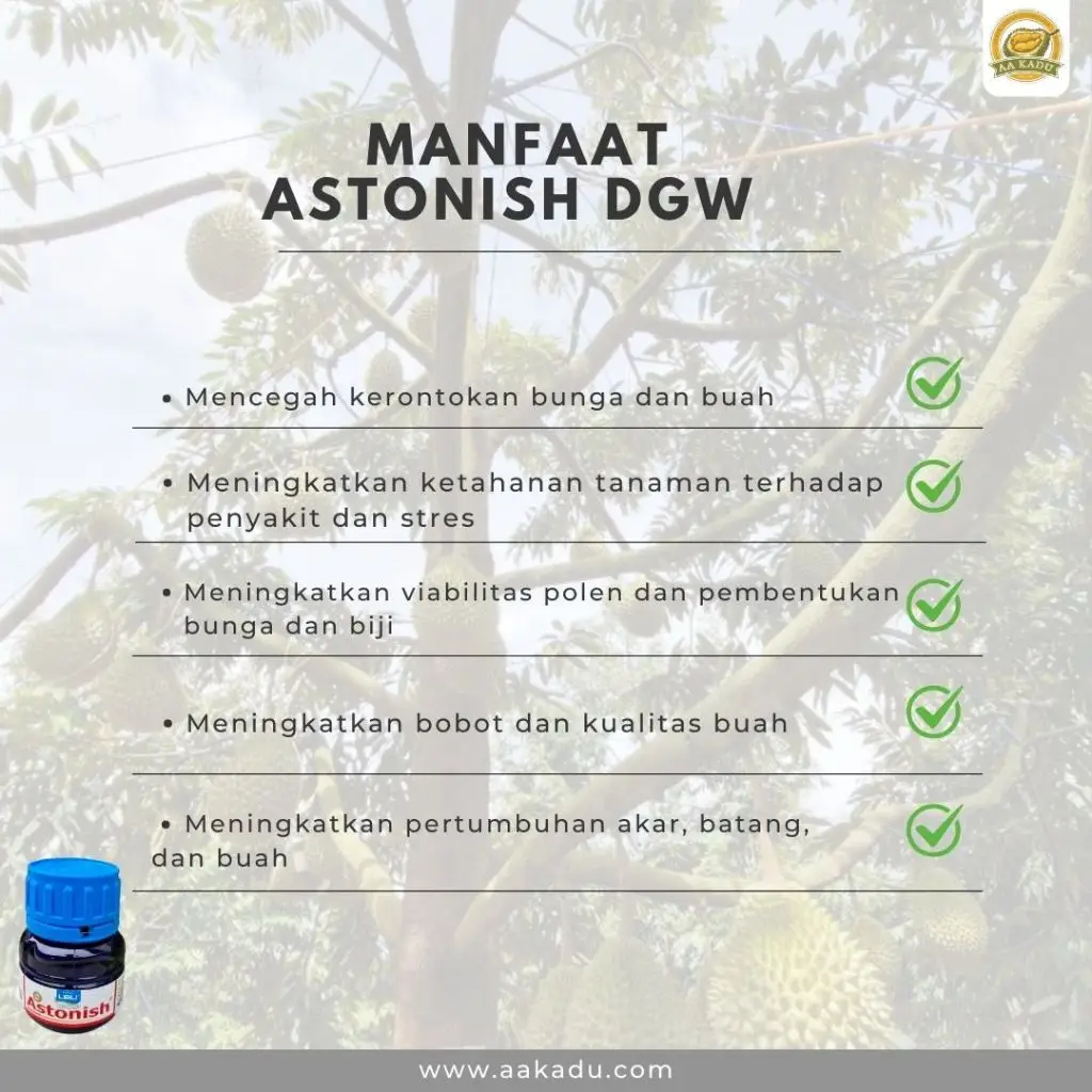 Astonish 100ml - Mencegah kerontokan bunga dan buah - Meningkatkan pertumbuhan akar, batang, dan buah