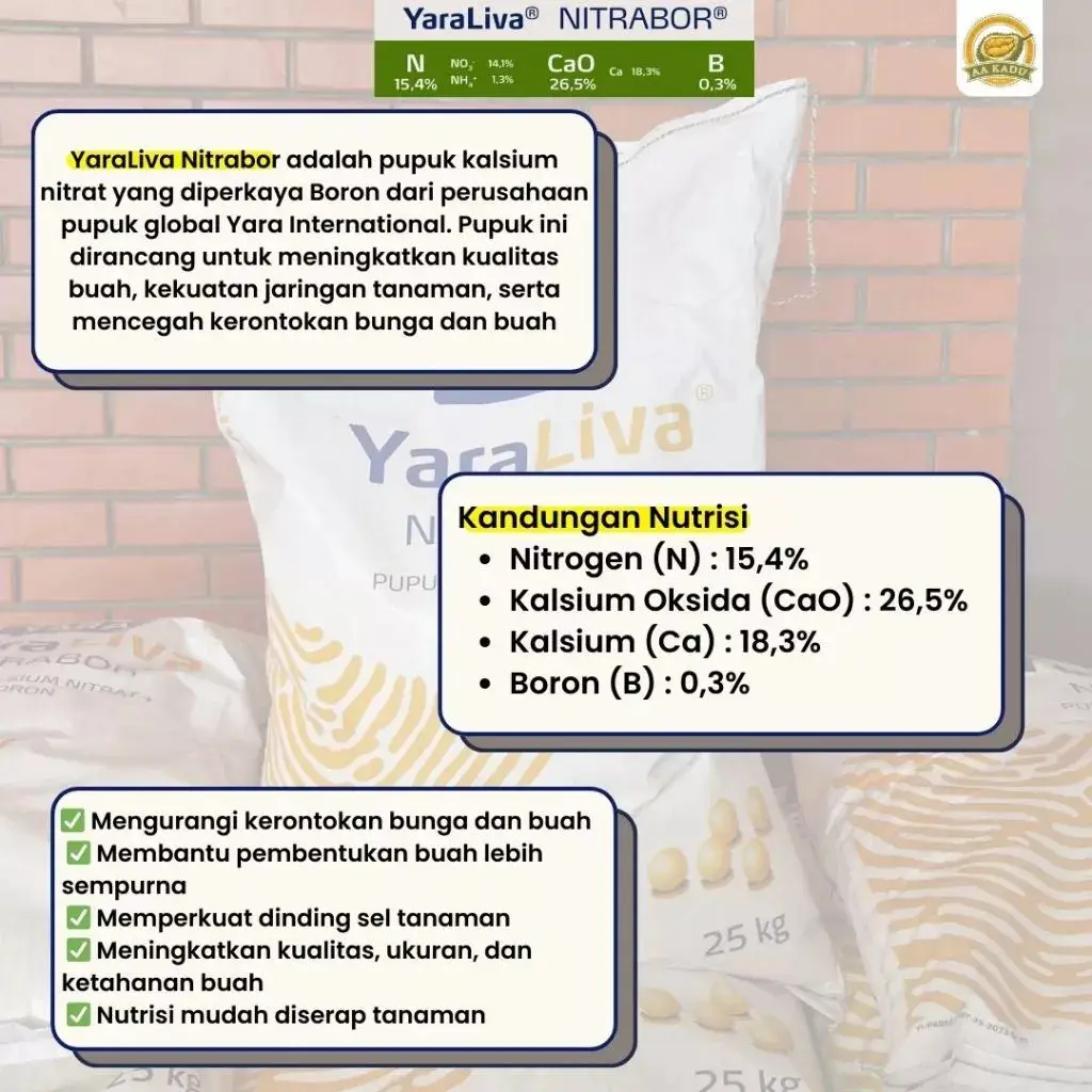 Pupuk YaraLiva Nitrabor 25KG
