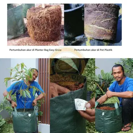 Planter Bag 35 Liter Kualitas Premium Daya Tahan 10 Tahun