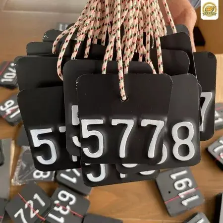 Label Nomor Pohon/KTP Pohon Durian – Tanda Identitas Pohon Anti Air & Tahan Lama