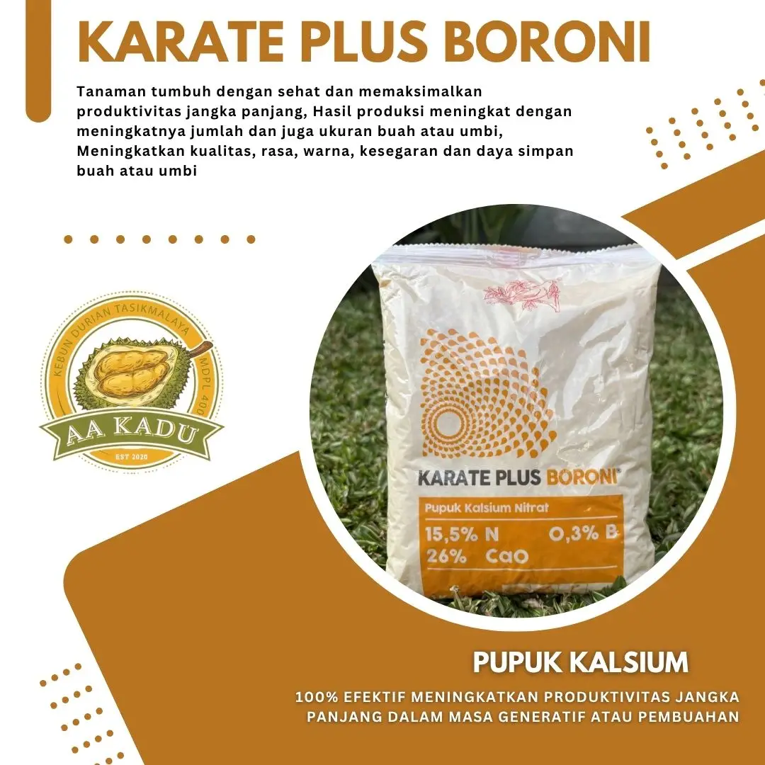 Karate Plus Boroni Pupuk Kalsium Nitrat - 1KG