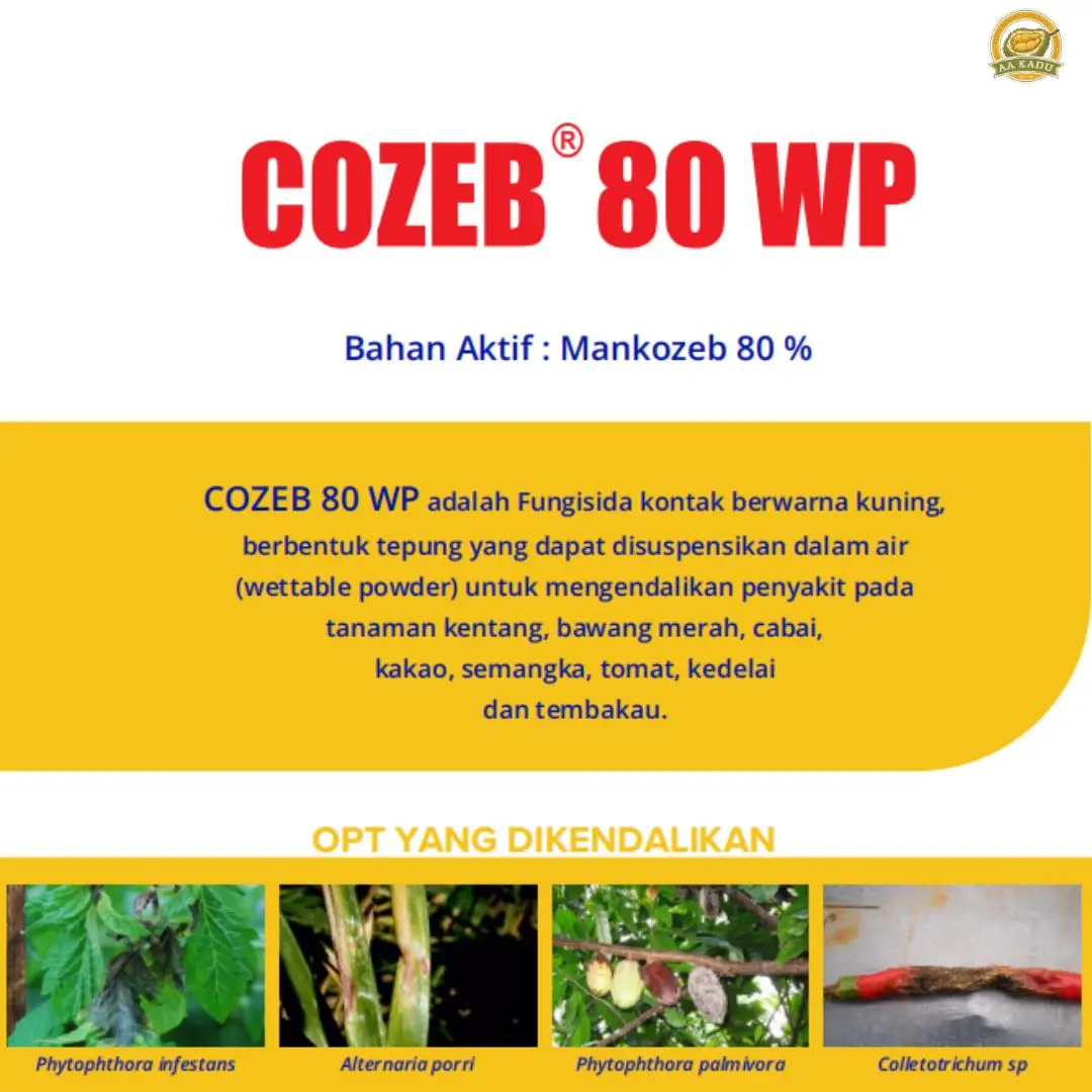 Fungisida Cozeb Plus 80 WP - 800 gr | Original DGW