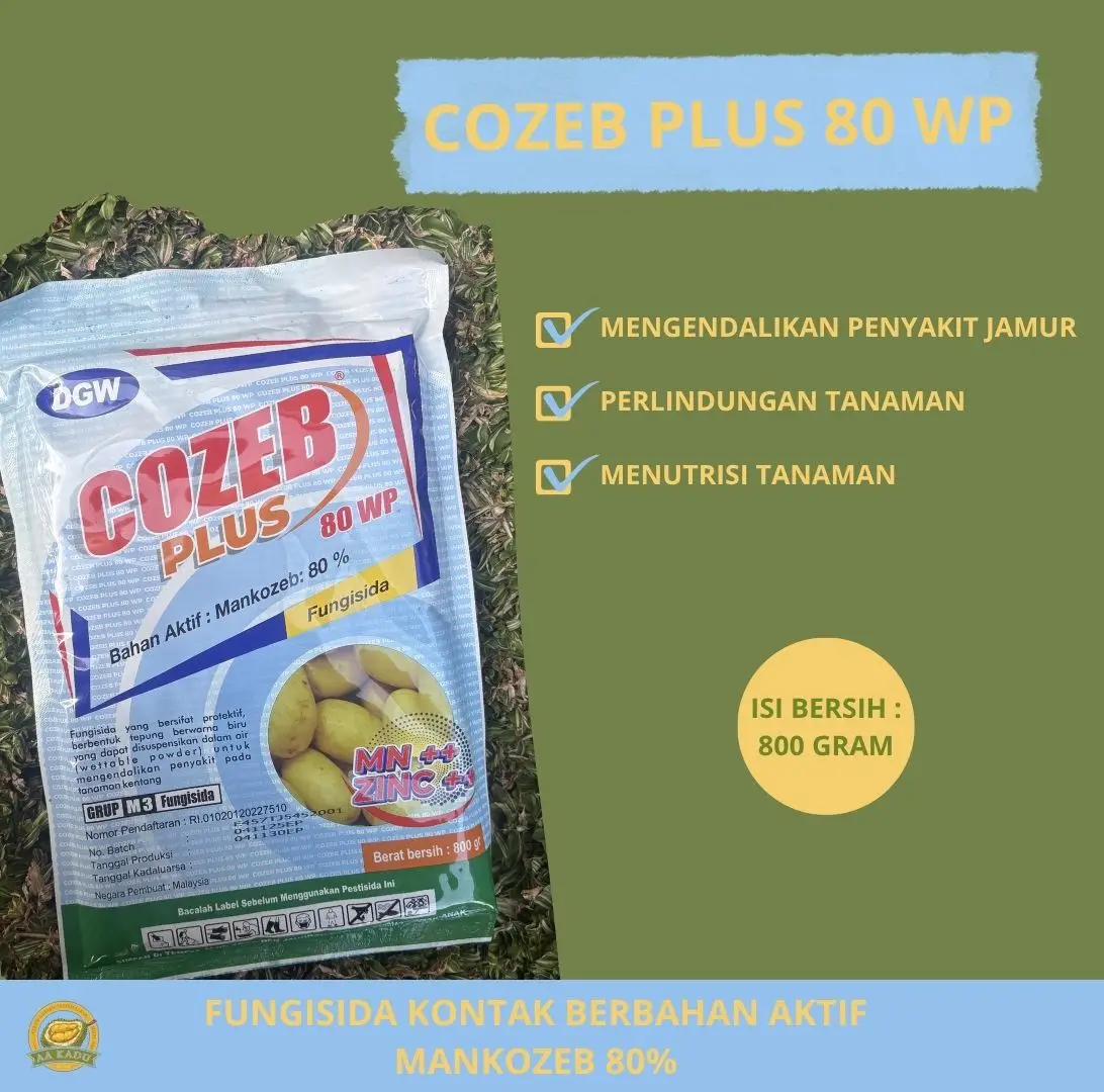 Fungisida Cozeb Plus 80 WP - 800 gr | Original DGW