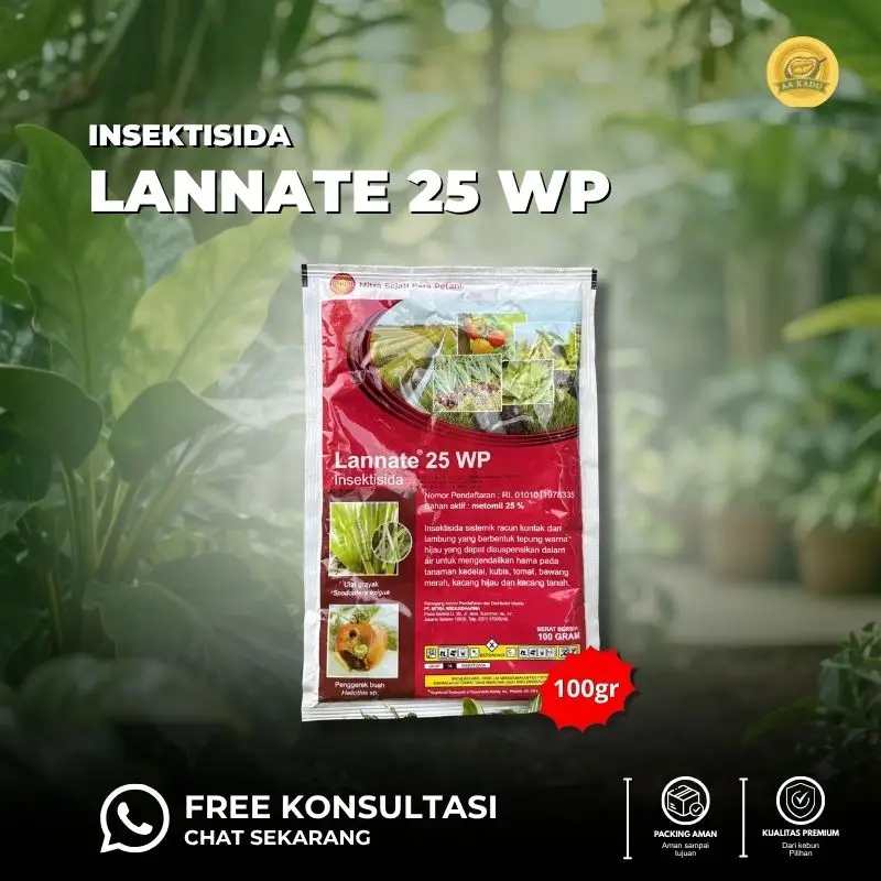 Insektisida Lannate 25 WP - 100 gram