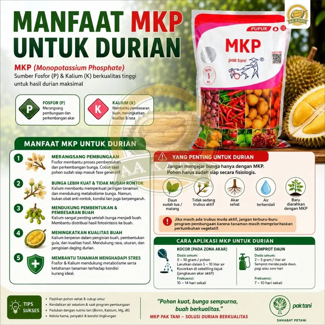 Pupuk MKP Pak Tani ASLI