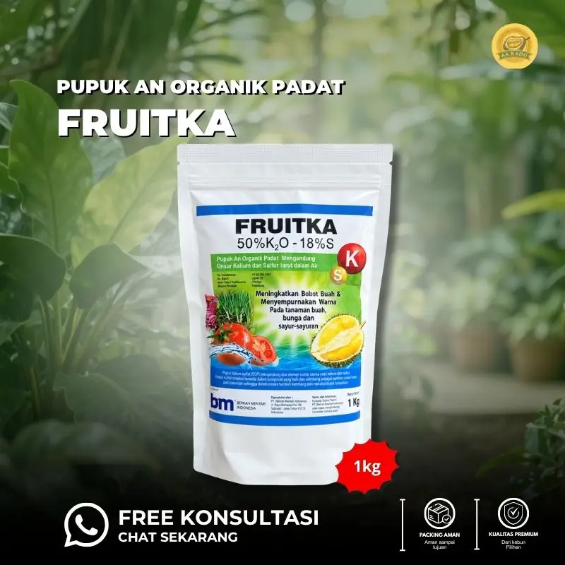 Pupuk An Organik Fruitka -  1 Kg - Untuk Buah, Bunga & Sayuran